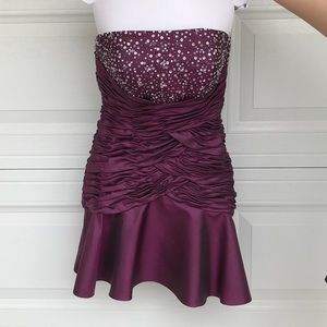 Plum Prom Dress